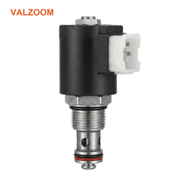 VALZOOM Vanne à cartouche hydraulique filetée de haute qualité ISV12-22, 2 voies, 2 positions, normalement fermée, actionnée par solénoïde