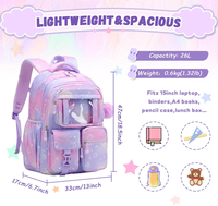 Mochila Infantil para Niñas, Bolsas Escolares para Estudiantes de Secundaria, Bolsa para Libros para Primaria