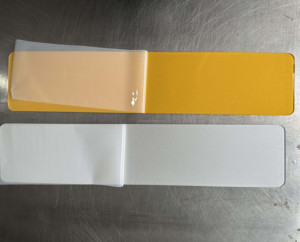 UK Selbst klebende schwarze Acryl-Kunststoff buchstaben Kennzeichen nummer im Musikstil Schwarzes Acryl-Nummern schild - Product Image 6