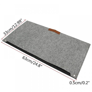 <span class=keywords><strong>Tapis</strong></span> <span class=keywords><strong>de</strong></span> bureau pour clavier en feutre carré, design campagnard, écologique, fabriqué dans le Hebei - Product Image 4
