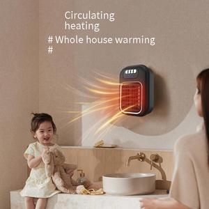 Máy sưởi điện gắn tường nhỏ gọn cho phòng nhỏ & phòng tắm, sưởi bằng gốm PTC, hẹn giờ, điều khiển từ xa, lý tưởng cho sự ấm áp nhanh chóng - Product Image 4
