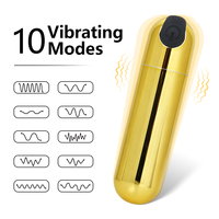 Mini vibromasseur USB rechargeable, étanche, en latex, pour stimulation vaginale, point G et anale, jouet sexuel pour femmes adultes.