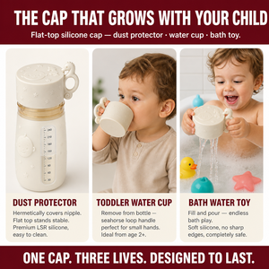 <span class=keywords><strong>Biberon</strong></span> personnalisé en silicone LSR avec col PPSU, tétine large 4-en-1, tasse d'eau, ensemble de biberons OEM <span class=keywords><strong>0</strong></span>-3 ans - Product Image 2