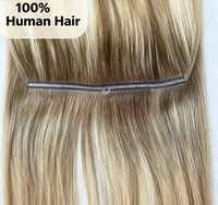 Extensions de cheveux humains vierges de grade 12A en gros, tissage Genius Butterfly double drawn