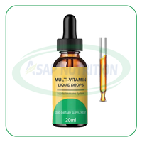Ausreson Liquide de Soutien Immunitaire Matin Multivitamines Supplément Minéral Organique Multi Vitamines Liquide Multivitamines Gouttes