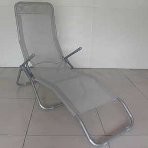 <span class=keywords><strong>Chaise</strong></span> <span class=keywords><strong>longue</strong></span> de plage moderne en aluminium et acier pliable, confortable et bon marché, pour l'extérieur, le jardin, la terrasse, directement de l'usine - Product Image 5