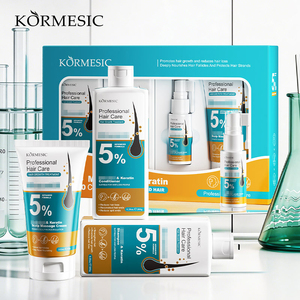 ชุดผลิตภัณฑ์ดูแลหนังศีรษะและเส้นผมเคราติน KORMESIC บำรุง ฟื้นฟู ชุ่มชื้น สดชื่น เรียบลื่น ออร์แกนิค ช่วยเร่งการเจริญเติบโตของเส้นผม - Product Image 1