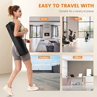 Tapis de glisse d'exercice portable avec logo personnalisé pour usage intérieur - Tapis de glisse pour salle de sport à domicile