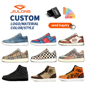 <span class=keywords><strong>Zapatos</strong></span> con Logotipo Personalizado a Precio de Fábrica JIULONG, OEM/ODM, Zapatillas Deportivas para Hombre, Estampado Multi-Estilo, Personalizadas, MOQ Bajo, Calzado Informal - Product Image 1