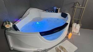 Acrylic Freestanding Glass Jet Whirlpool Bong Bóng <span class=keywords><strong>Massage</strong></span> Trong Bồn Tắm Với Gối Bồn Tắm Whirlpool Phòng Tắm <span class=keywords><strong>Ssww</strong></span> <span class=keywords><strong>Massage</strong></span> Bồn Tắm - Product Image 6