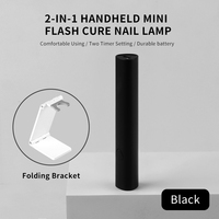 Mini sèche-ongles UV LED pour filles avec support lampe de polymérisation flash pour ongles à séchage rapide vernis à ongles lumière de polymérisation