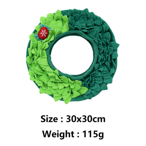 Giocattolo interattivo cane albero di natale cappello uomo di pan di zenzero disegno di carta increspata all'interno di Snuffle tappetino per cani uso interno - Product Image 5