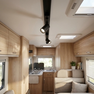 Système d'éclairage sur rail 12V DC, mini-spots, bande lumineuse linéaire, grille lumineuse <span class=keywords><strong>LED</strong></span> pour camping-car, caravane, armoire, vitrine - Product Image 1