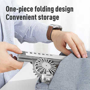 Nouveau produit lancé : Support pour ordinateur portable pliable et réglable en alliage d'aluminium, support pour ordinateur portable en aluminium, coussin de refroidissement ergonomique pour ordinateur portable - Product Image 4