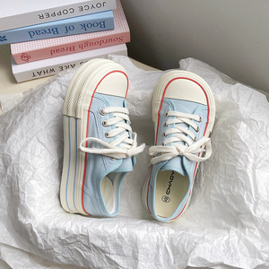 Nouvelles chaussures d'été respirantes pour hommes - Baskets basses en toile style coréen tendance, chaussures parapluie - Product Image 1