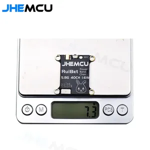 Jhemcu Ruibet Tran-3016w 5.8G 40CH 1.6W VTX Ajustable con Modo Pit, Micrófono Integrado, 2-6S, 30x30mm, Largo Alcance para RC de Plástico - Product Image 6