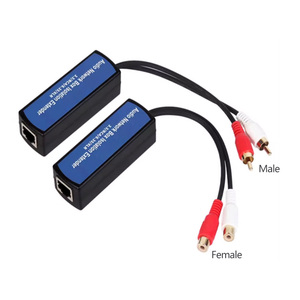Âm thanh qua Cat6 Extender hỗ trợ XLR RCA 3.5mm 6.35mm 6.5mm âm thanh để RJ45 lên đến 300m - Product Image 3