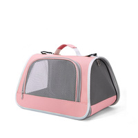 Sac de transport pliable pour chat et lapin en tissu Oxford, confortable, respirant, portable, à porter à l'épaule ou à la main, directement de l'usine