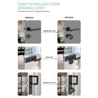 Cerradura Inteligente WiFi Tuya para Puerta, Cerradura Electrónica Digital, IP64 Impermeable con USB para Puerta de Jardín, Venta al Por Mayor