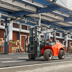 מלגזה דיזל כבדה 6 טון, גובה הרמה <span class=keywords><strong>10</strong></span> רגל, עם אישור CE ו-ISO, למחסנים ולבנייה - Product Image 6