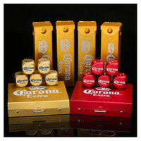 Jeu de dés portable en aluminium durable, carré, créatif et personnalisé pour le divertissement en bar
