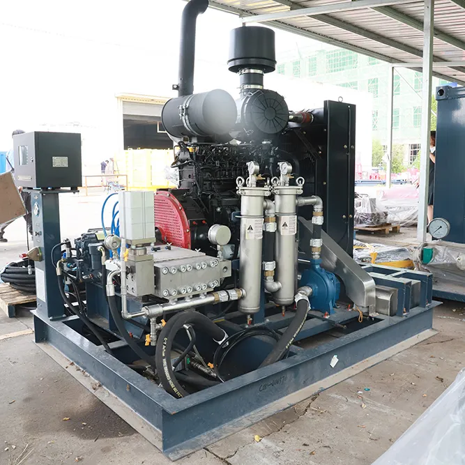 Tongjie china máquinas de fabricação ce certificado limpeza de tubulação de óleo, equipamentos de jetting de água
