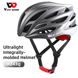 West Biking Nieuwe Ultralichte Ademende Mtb Fietshelm Racefiets Kask Comfortabele Fiets Smart Helm Voor Scooter