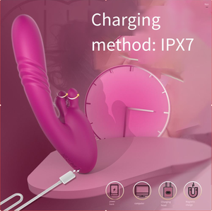 Brinquedo Sexual Feminino 3 em 1 Vibrador Clitoriano com Função de Amassamento Dildo Vibrador para Ponto G Produtos Adultos Brinquedos Sexuais para Mulheres - Product Image 4