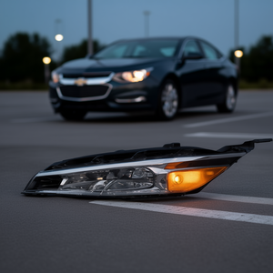 Faro Delantero Halógeno para Chevrolet Malibu 2016-2017, 12V, Repuesto Nuevo, Sistema de Iluminación Delantera, Carcasa Negra, P0299 - Product Image 2