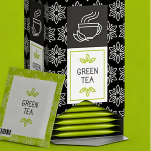 Boîte à thé écologique noire, boîte cadeau artisanale, possibilité de personnaliser les commandes de thé. - Product Image 1