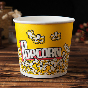 Nhà Máy Tùy Chỉnh In Ấn Bỏng Ngô Xô Porcorn Bồn Tắm Giấy Cup32/46/85Oz Bỏng Ngô Xô Tùy Chỉnh Sinh Thái Thân Thiện Với Bỏng Ngô Xô - Product Image 3