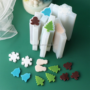 30 DIVERS <span class=keywords><strong>Cactus</strong></span> Cocotier Tube Savon Silicone Moule Citrouille Sandwich Mousse Gâteau Moule <span class=keywords><strong>DIY</strong></span> Savon Fait Main Fabrication Fournitures - Product Image 5