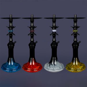 68CM Multi Couleurs Aluminium Verre <span class=keywords><strong>Allemagne</strong></span> Narguilé Shisha Aluminium Fumer Narguilé Shisha - Product Image 2