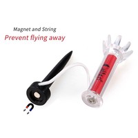 Tees de golf magnétiques premium, support en plastique pour tees, 79-90 mm, lot de 5, accessoires d'extérieur durables et étanches pour le driving range