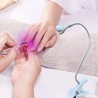 Lampe UV/LED portable 2025 pour salon de manucure, mini table de nail art, longueurs d'onde 405nm/365nm, séchoir à ongles USB pour la maison, vente en gros