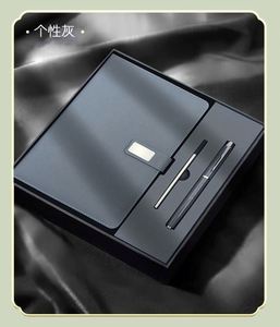 Wholesale Promotional Luxury Gifts Item Notebook A5 Leather Journal <b>Refillable</b> Luxury Diary Business Corporate Gift Set With <b>Pen</b> - Product Image 3