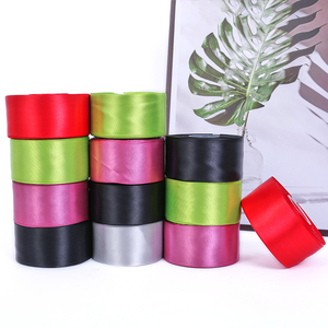 Venta caliente 3,8 CM 25Y/Roll Shrink Poliéster Cinta <span class=keywords><strong>de</strong></span> satén <span class=keywords><strong>de</strong></span> una sola cara 196 colores <span class=keywords><strong>Amazon</strong></span> para ramos <span class=keywords><strong>de</strong></span> flores - Product Image 4