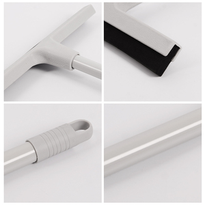 Serpillère à tête en caoutchouc TPR souple de 30 cm de large avec manche en fer pour le nettoyage professionnel des sols et des vitres domestiques - Product Image 2
