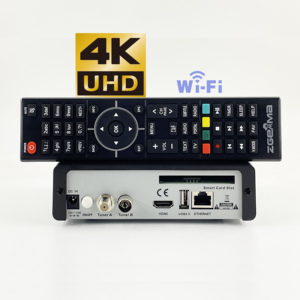 Receptor de satélite <span class=keywords><strong>Zgemma</strong></span> H8.2H SE H.265 4K con <span class=keywords><strong>decodificador</strong></span>, WiFi 2.4G, ranura para tarjeta CA y Enigma2 - Product Image 5