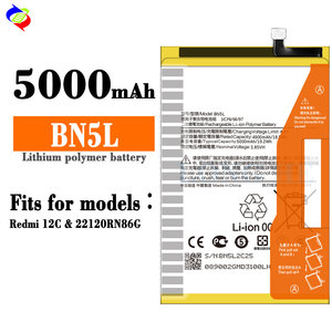 Ersatz-Li-Polymer-Akku für BN5L für Redmi 12c NFC 5000mAh 3,85V Mobiltelefon-Batterien - Product Image 2