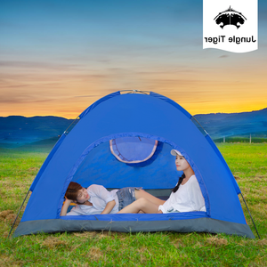 <span class=keywords><strong>Campeggio</strong></span> <span class=keywords><strong>invernale</strong></span> tenda de luxo letto pieghevole in fibra di vetro pole 3 persona tenda casa di prezzi - Product Image 2