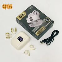 Échantillon Gratuit NEEXXT Q16 Nouveaux Écouteurs à Basses Profondes 2-en-1 pour Gaming avec Affichage Numérique TWS pour Voyages et Affaires
