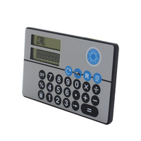 Calculatrice de conversion euro à double écran promotionnelle, calculatrice électronique de poche à 8 chiffres