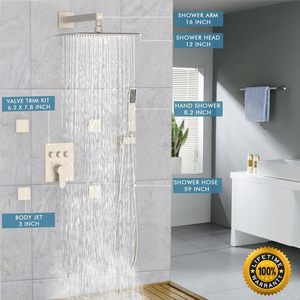 12-дюймовая насадка для душа, ручной распылитель - Product Image 6