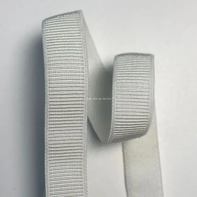 Xinde sanded đồ lót đàn hồi Áo ngực dây đeo vai có thể điều chỉnh trượt 1.0 cm vành đai màu đen và trắng Webbing