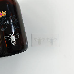 สติกเกอร์แบบฟอยล์สีทองและสีเงินพิมพ์ลายสติกเกอร์ติดโลโก้แบบติดเองสติกเกอร์แบบลอกติดพื้นหลังแบบโปร่งใส - Product Image 6