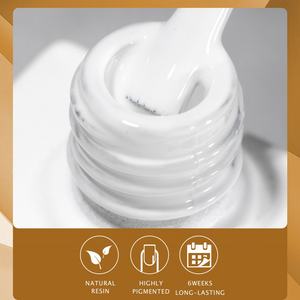 JTING Collection Populaire Blanc Laiteux 12 Couleurs Vernis à Ongles en Gel OEM Personnalisé Marque Privée Bouteilles de 15ml Design Gratuit - Product Image 4