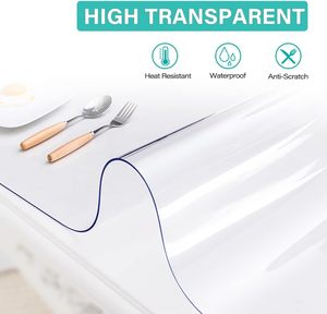 Brand New Semi-finished Products Welding Curtain Clear Soft <strong>Sheet</strong> Transparent Waterproof Pvc <strong>Dinning</strong> <strong>Table</strong> Cover - Product Image 3