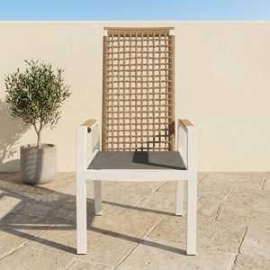 Silla Reclinable de Aluminio Tejida con Cuerda para Exteriores, Ajustable, para Jardín, Patio, <span class=keywords><strong>Terraza</strong></span>, Venta al Por Mayor Directa de Fábrica - Product Image 1