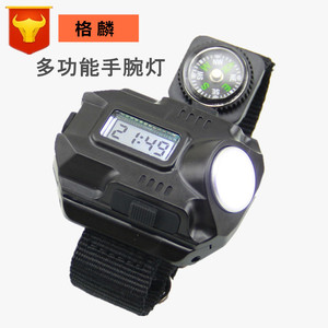 Led Rechargeable <b>Watch</b> Light <b>With</b> <b>Compass</b> For Outdoor Camping And Night Riding - Product Image 3